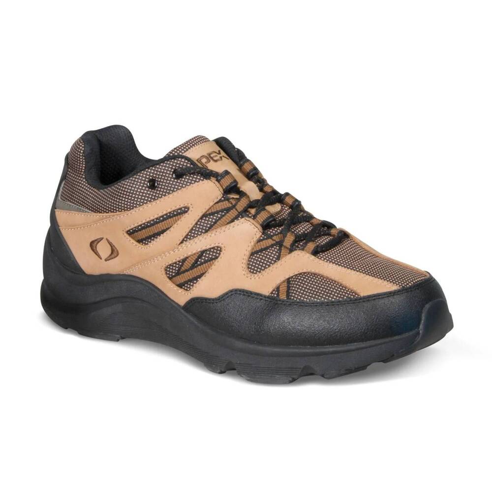 NEW APEX men's 751 hiker shoes in tan/black